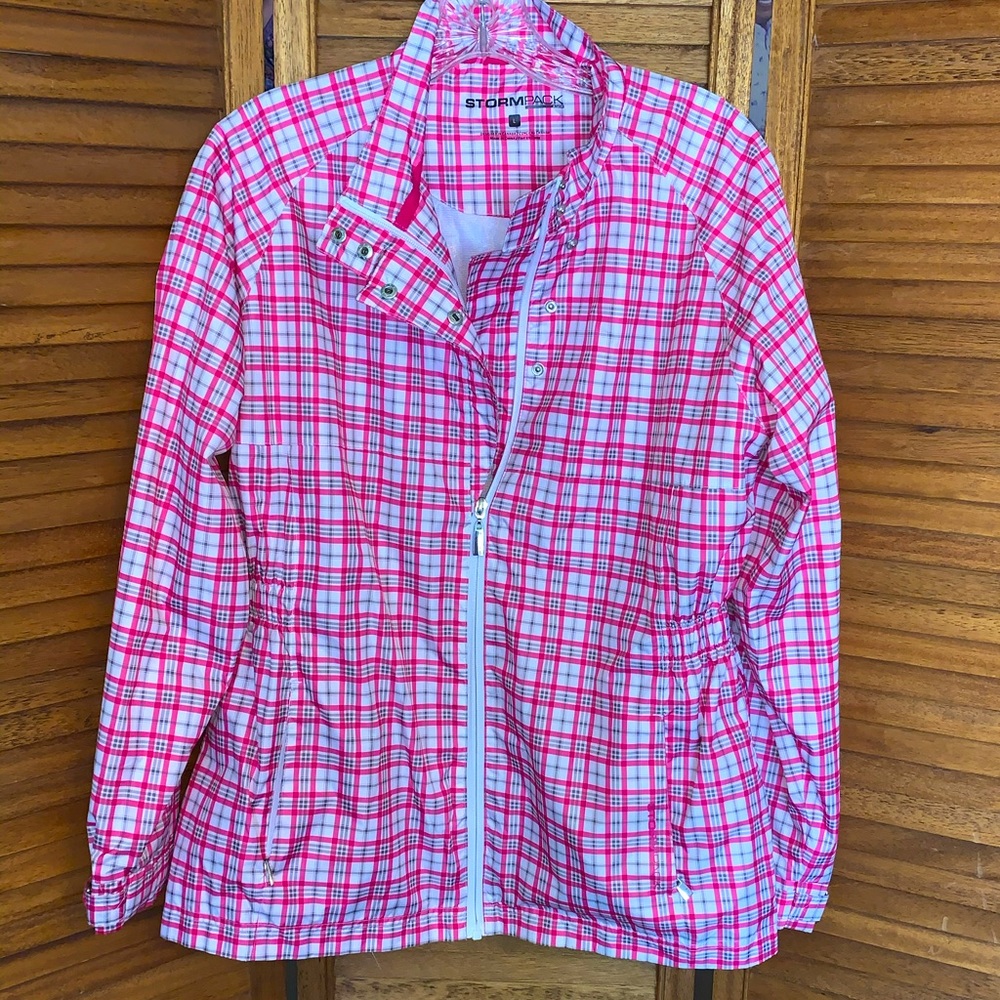 Pink Plaid Jacket